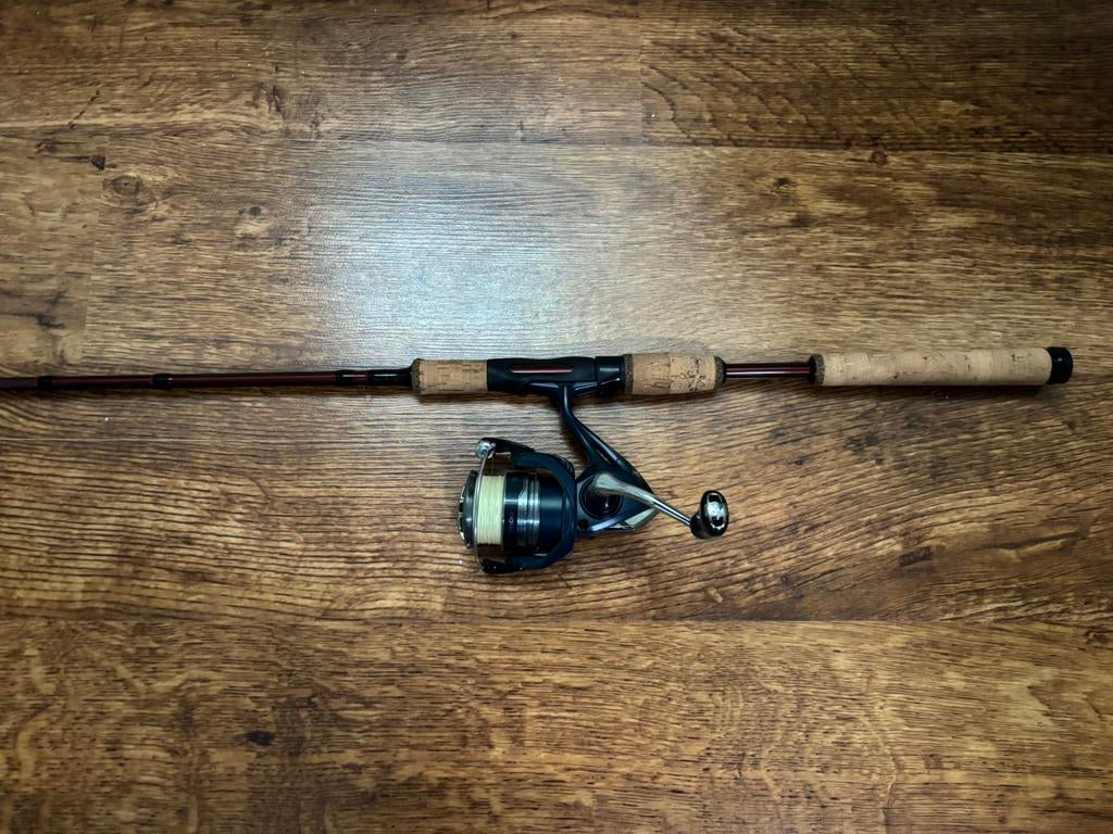 Abu garcia tormentorspin vishengel, spurs vishengel, Ophalen, Zo goed als nieuw, Werphengel
