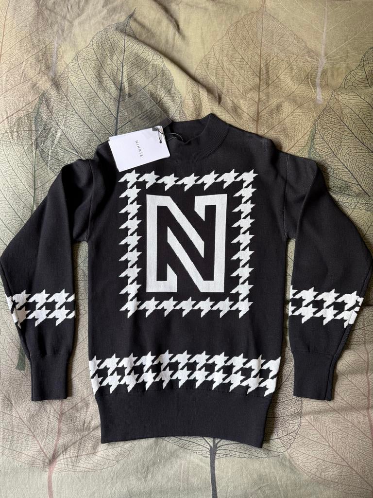 Nikkie Kate Moss trui zwart wit 34 nieuw, Ophalen of Verzenden, Nieuw, Maat 34 (XS) of kleiner, Zwart