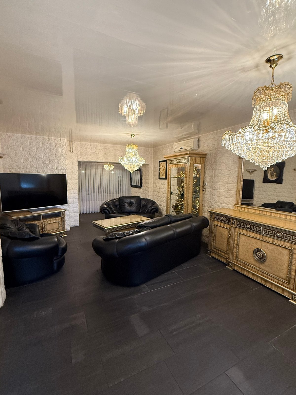 Luxe italiaanse kwaliteit woonkamer set, Ophalen, 200 cm of meer, Zo goed als nieuw, Italiaans
