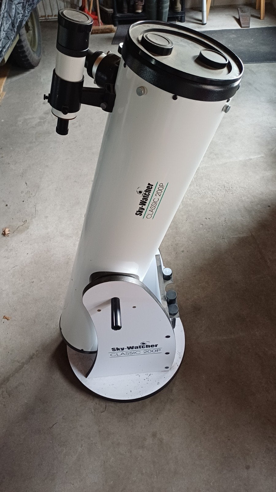 Skywatcher Classic 200P, Audio, Tv en Foto, Optische apparatuur | Telescopen, Ophalen, 200 mm of meer, Met statief, Spiegeltelescoop (reflector)