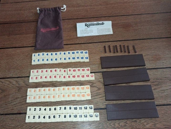 rummikub rummy goliath vintage spel reis mini, Ophalen of Verzenden