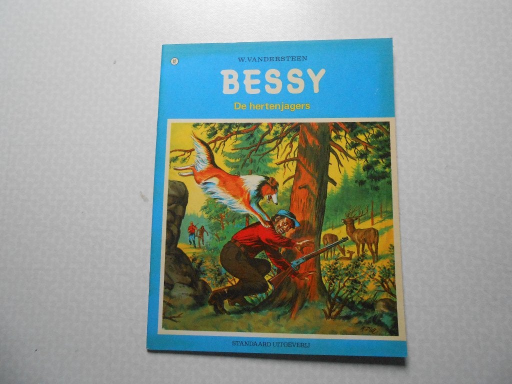 Bessy 92 De hertenjagers 1972 1 ste druk., Willy Vandersteen, Eén stripboek, Nieuw, Ophalen of Verzenden