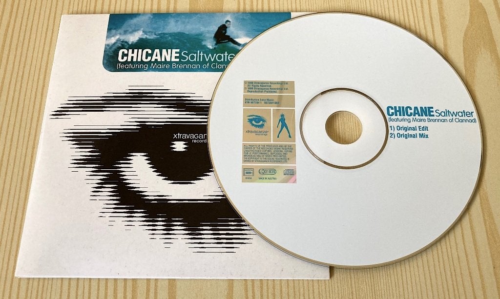 CD Single Chicane ft. Maire Brennan (Clannad) - Saltwater, Ophalen, Zo goed als nieuw, Dance en House