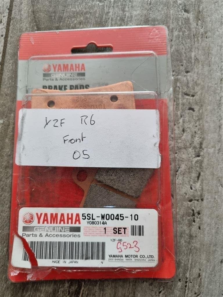 NOS set Yamaha YZF R6 brake pads front 2005 -> 5SL-W0045-10, Ophalen of Verzenden, Nieuw