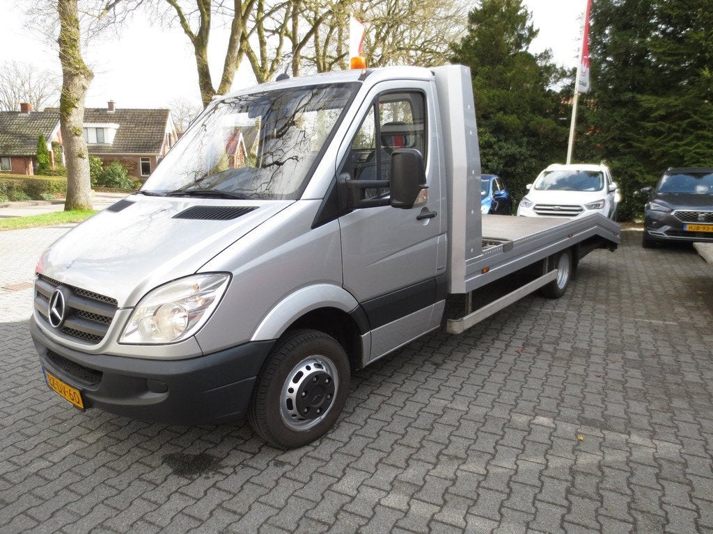 Mercedes-Benz 516CDI Oprijwagen met C rijbewijs met laadverm, Auto's, Euro 5, Zwart, 163 pk, Zilver of Grijs