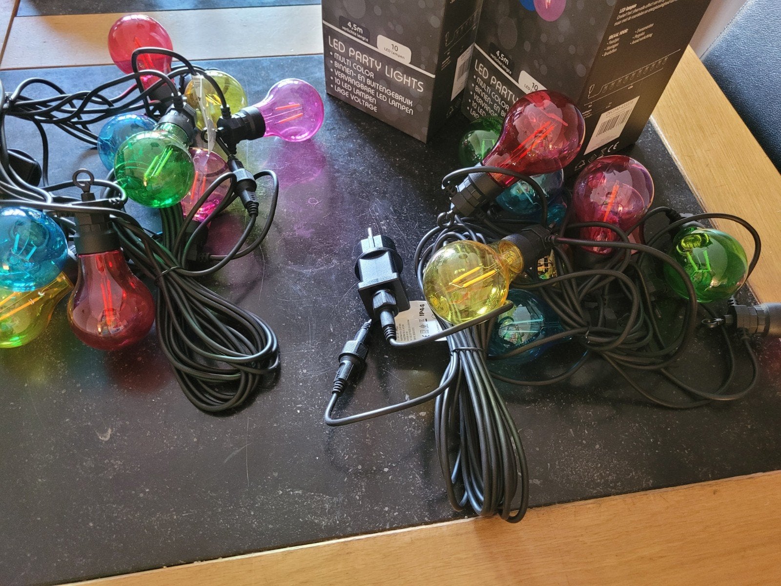 O'Malley LED Party Lights - 2 sets, 4.5m, Multicolor, Ophalen of Verzenden, Nieuw
