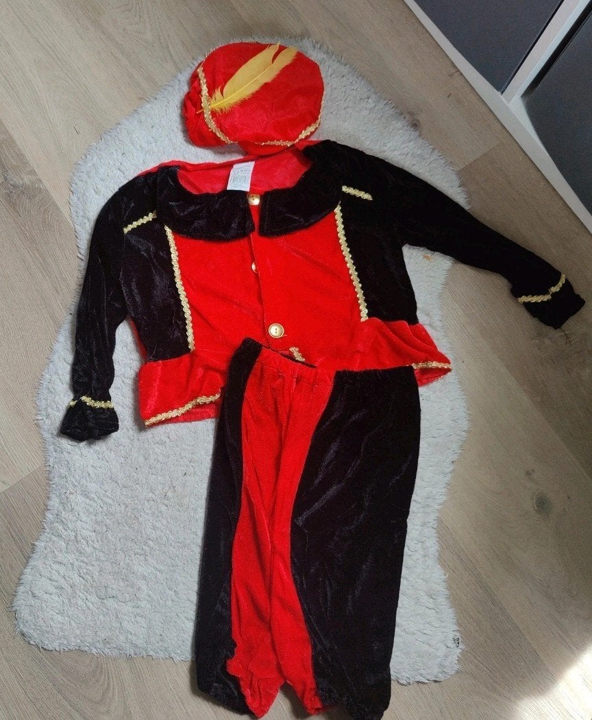 Nieuw Zwarte Piet kostuum voor 4-6 jaar, Ophalen of Verzenden, Nieuw