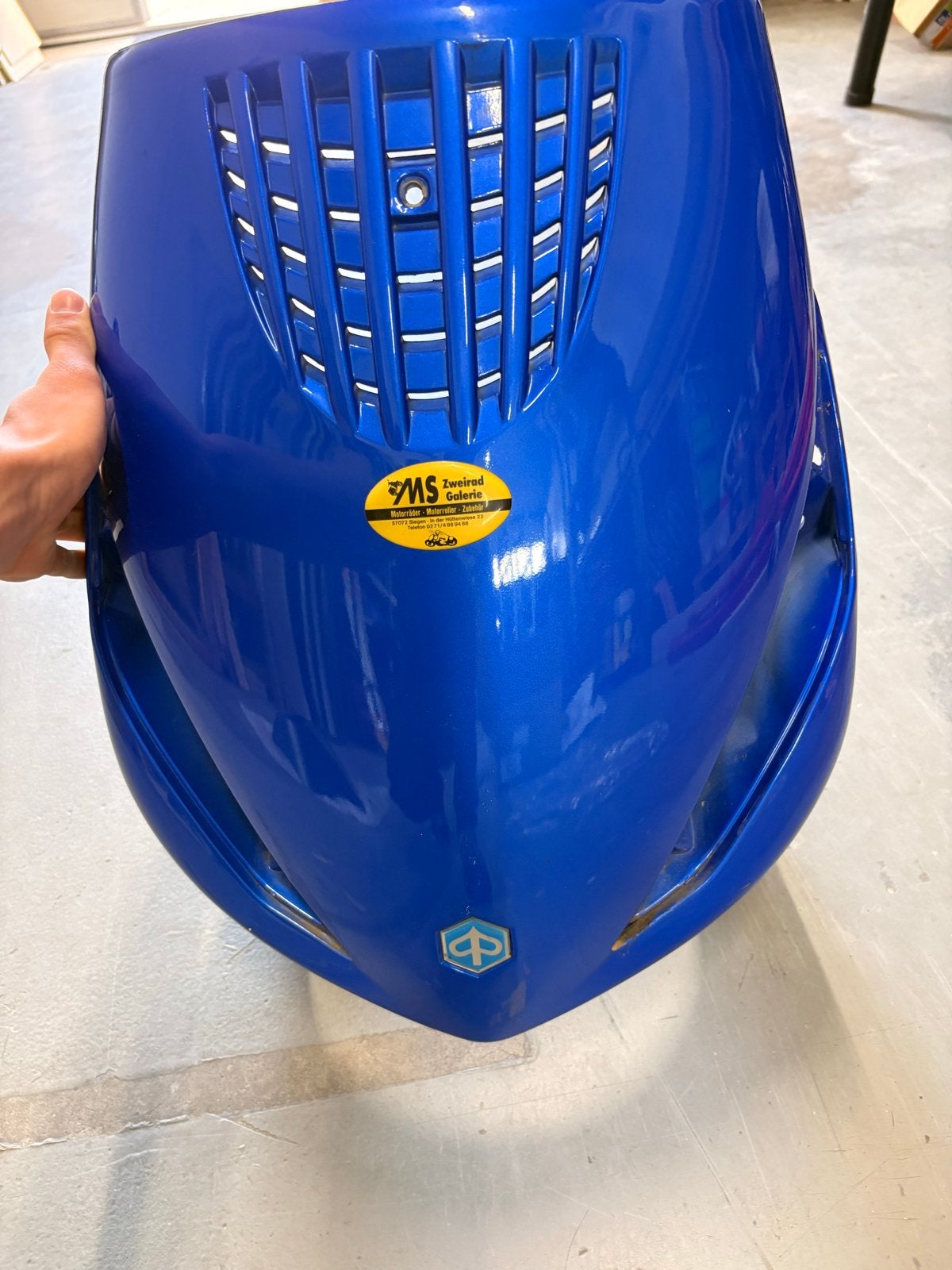 Piaggio Zip 2000 kappenset blauw - Gebruikt, Ophalen of Verzenden, Gebruikt, Kap, Piaggio