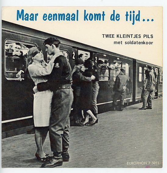 Foto-hoesje van Twee Kleintjes Pils uit 1966, Ophalen of Verzenden, Gebruikt, 12 inch, Levenslied of Smartlap