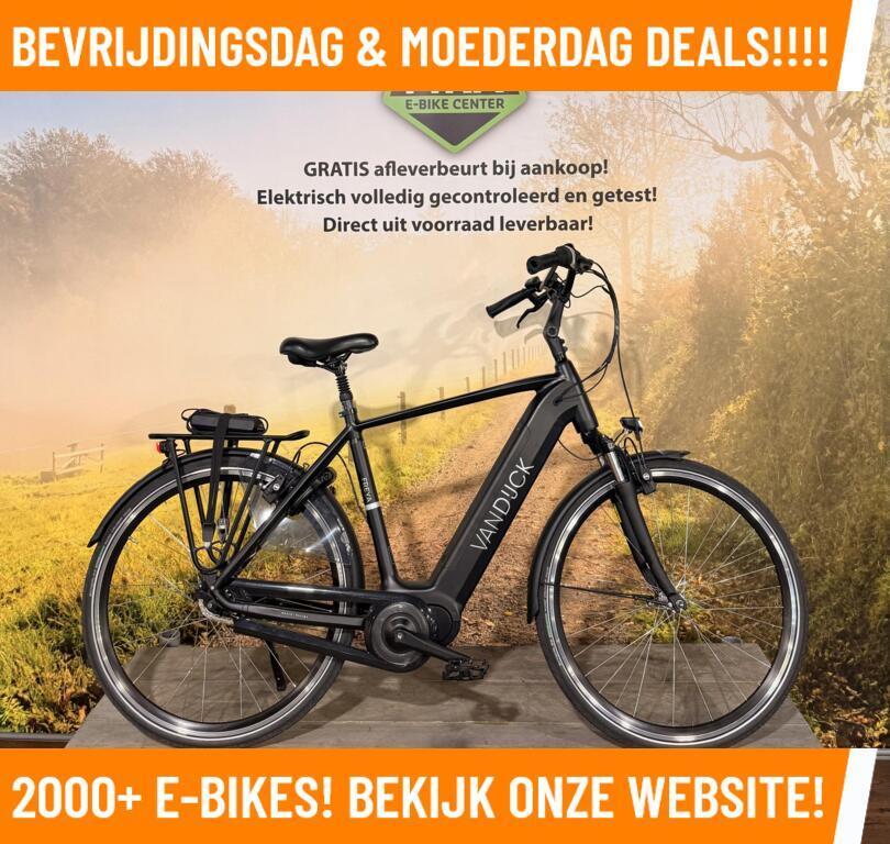 Van Dijck Freya Elektrische fiets met Kreutzer midden motor, Overige merken, Ophalen of Verzenden, 50 km per accu of meer, 55 tot 59 cm