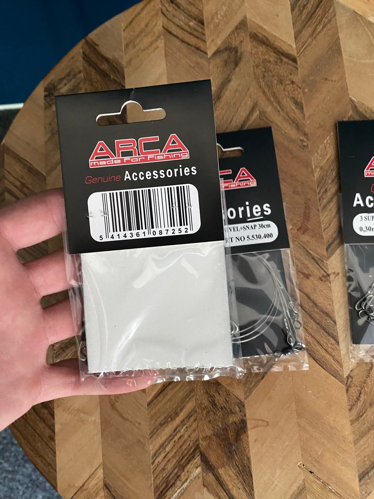 Arca Stalen Onderlijnen 30cm 15kg, Watersport en Boten, D, Overige typen, Nieuw, Ophalen of Verzenden