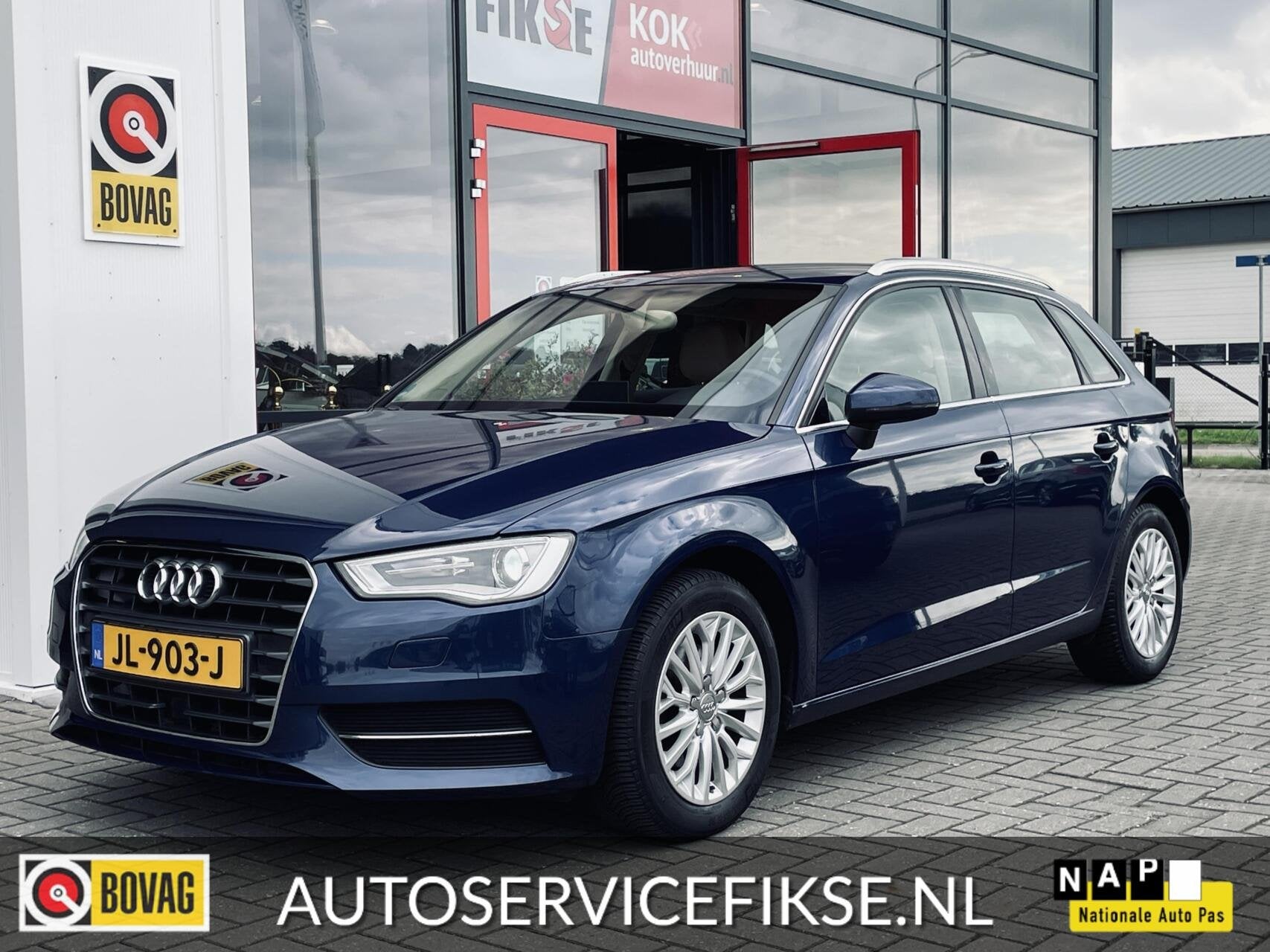 Audi A3 Sportback 1.4 TFSI AMB. PRO LINE PON DEALER ONDERHOU, Auto's, Gebruikt, 4 cilinders, Met garantie (alle), Blauw