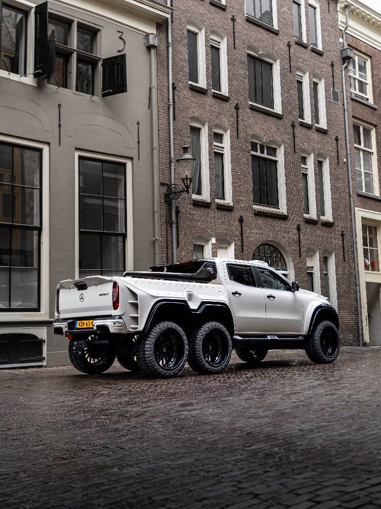 UNIEK! MERCEDES X-Klasse 350d 6x6 'CARLEX DESIGN' ZieFoto's!, Auto's, Automaat, Dealer onderhouden, Euro 6, Parkeerassistent