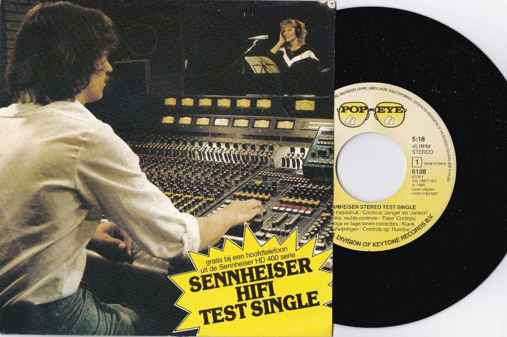 Sennheiser Hifi Test Single, Cd's en Dvd's, Ophalen of Verzenden, Gebruikt, 7 inch, Overige genres