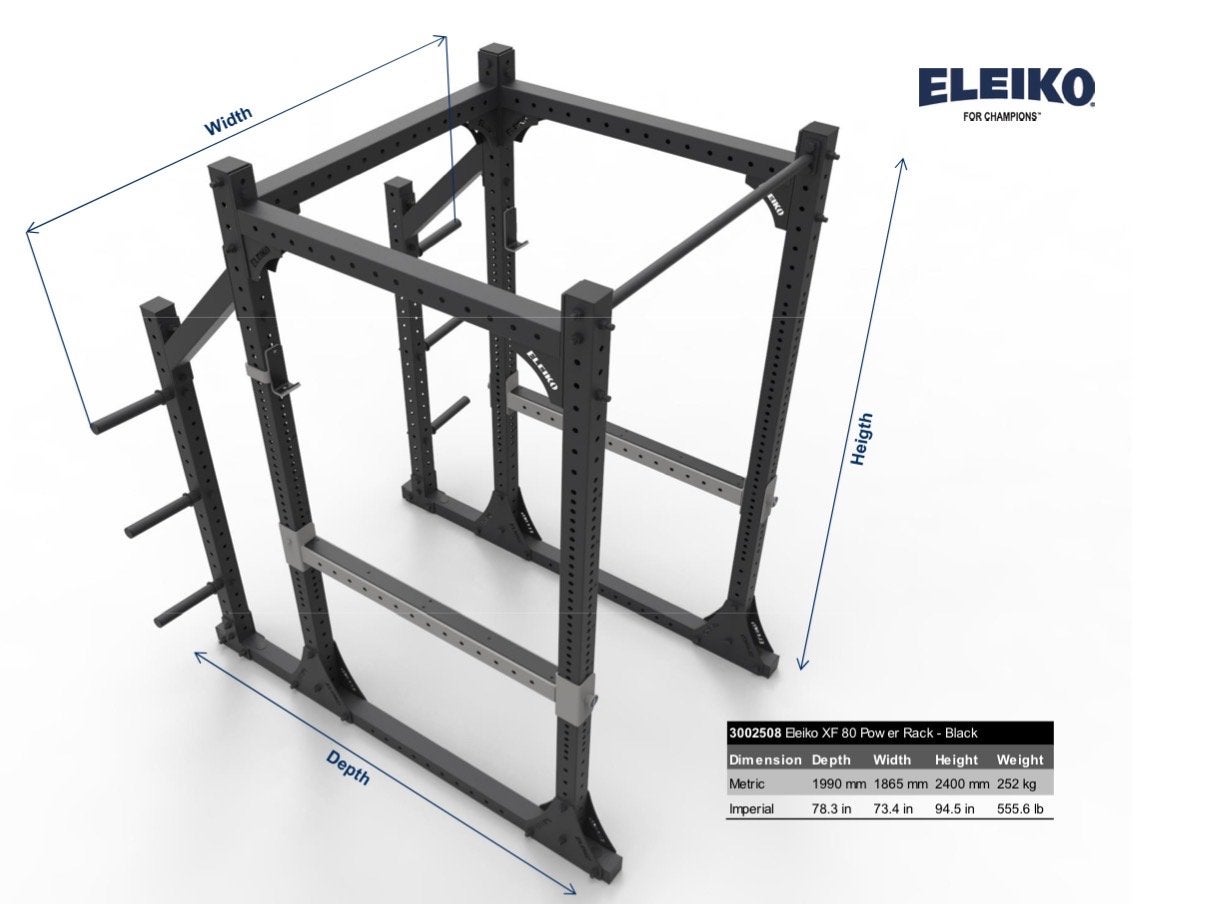Eleiko Power Rack, Sport en Fitness, Fitnessapparatuur, Ophalen, Gebruikt, Krachtstation, Armen
