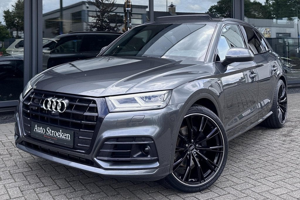 Audi Q5 50 TFSIe S-Line RS Leder Pano Lucht Matrix Virtual, Auto's, Audi, Automaat, Automatische klimaatregeling, Gebruikt, 4 cilinders