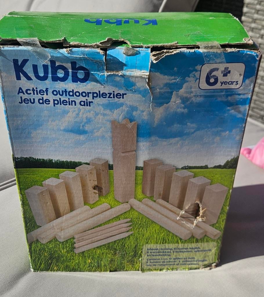 Kubb actief buiten plezier, Ophalen