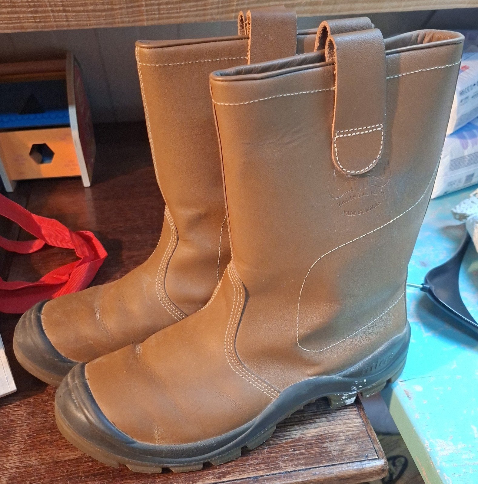 Texas Buffalo Werkschoenen - Maat 43, Bruin, Boots, Ophalen of Verzenden, Texas Buffalo