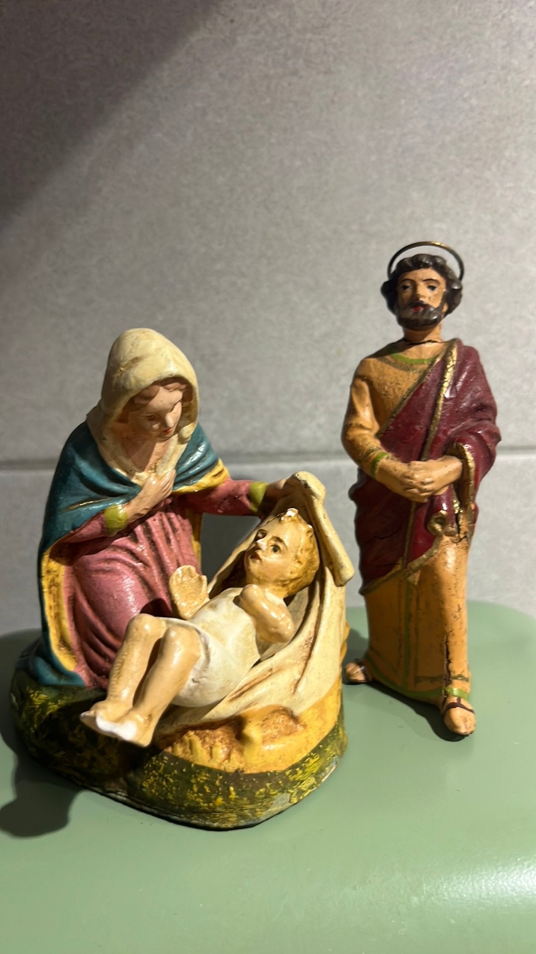Oud kerststalletje, Ophalen of Verzenden, Zo goed als nieuw