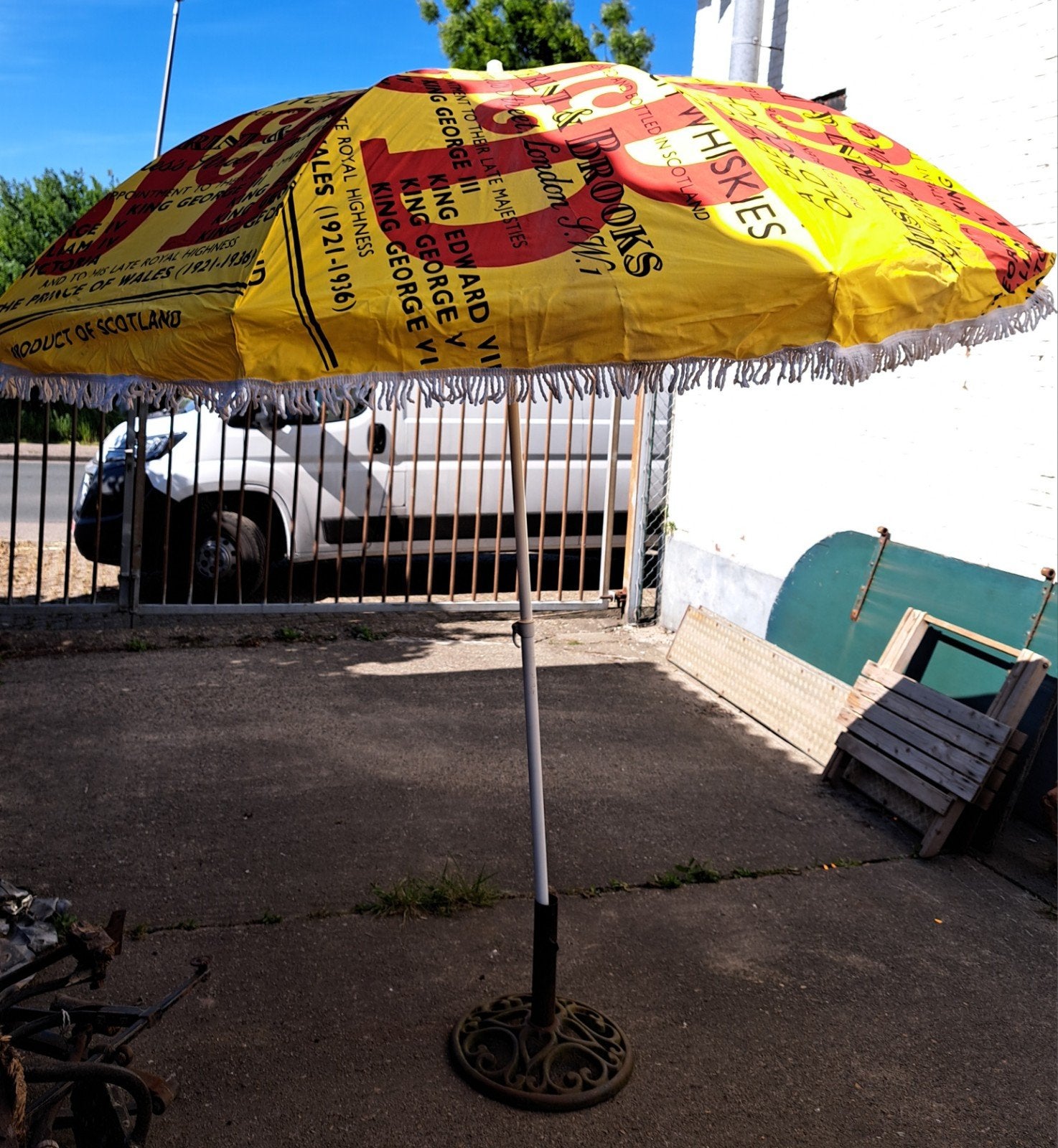 Parasol grote Parasol decoratie, Antiek en Kunst, Curiosa en Brocante, Ophalen