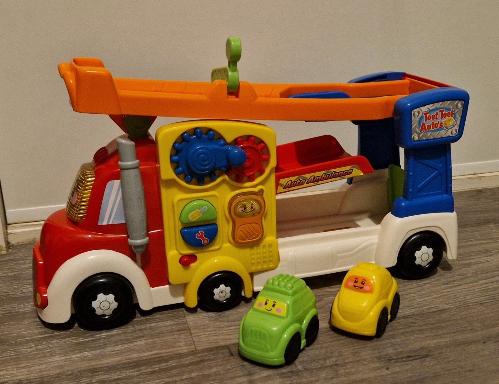 vtech auto ambulance, Kinderen en Baby's, Speelgoed | Vtech, Ophalen, Zo goed als nieuw