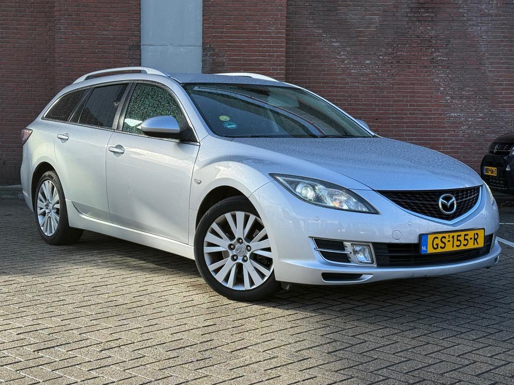 Mazda 6 Sportbreak 2.0 S-VT Business Plus|AUTOMAAT|LEDER|NAV, Auto's, Gebruikt, 4 cilinders, 6 sportbreak, 550 kg