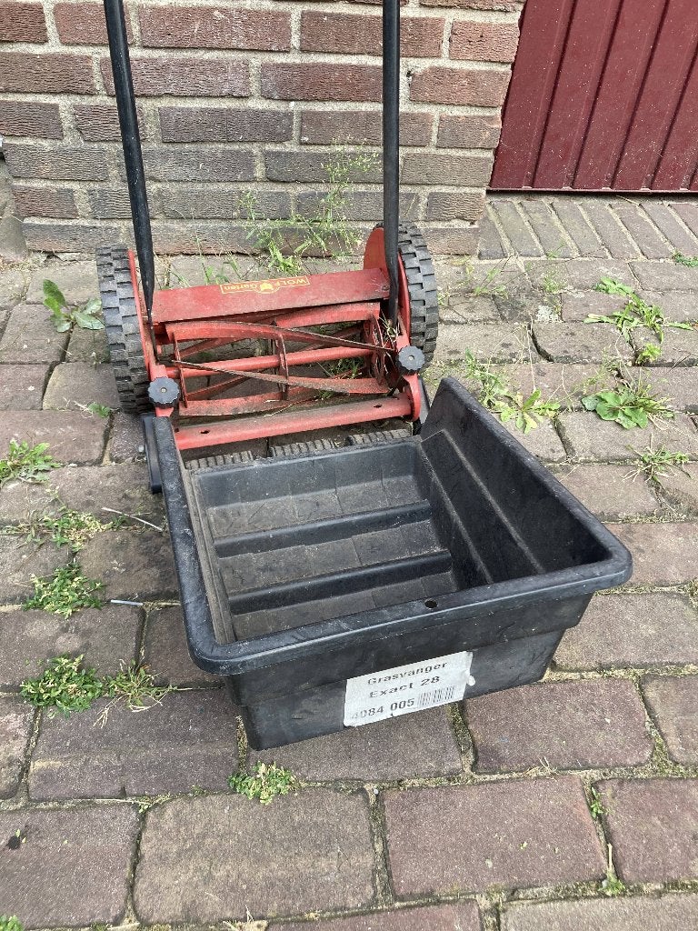 Wolf Garten 28cm hand grasmaaier met opvangbak, Ophalen, Gebruikt, Handgrasmaaier, Minder dan 30 cm