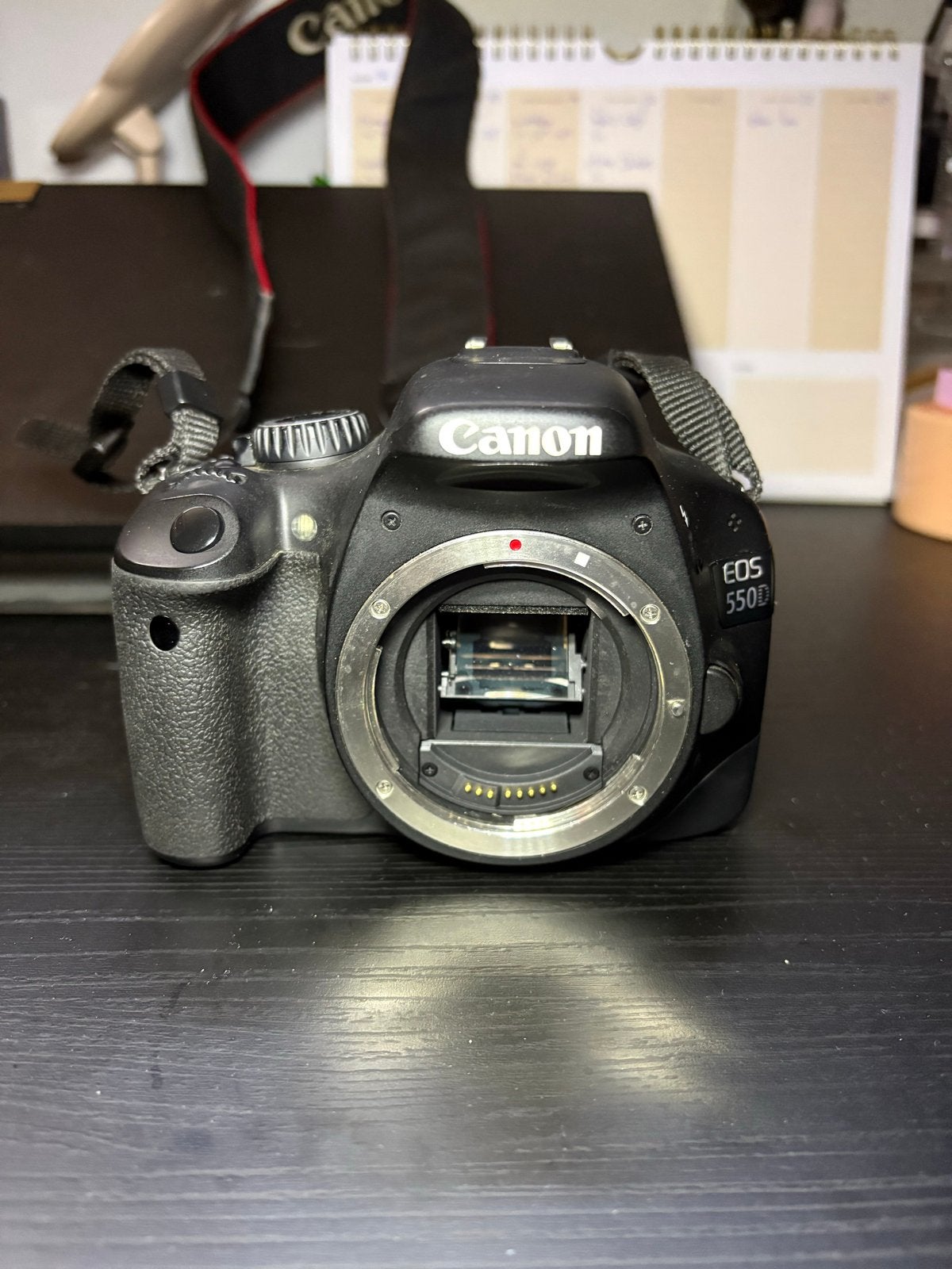 Canon EOS 550D Spiegelreflexcamera met accessoires, Ingebouwde flitser, Gebruikt, Spiegelreflex, Canon