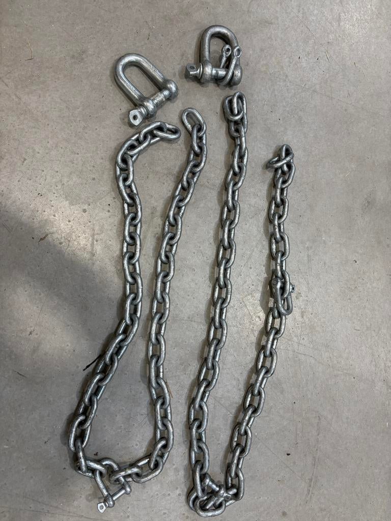 Zware ketting, Sieraden, Tassen en Uiterlijk, Kettingen, Ophalen, Nieuw, Zilver, Overige materialen