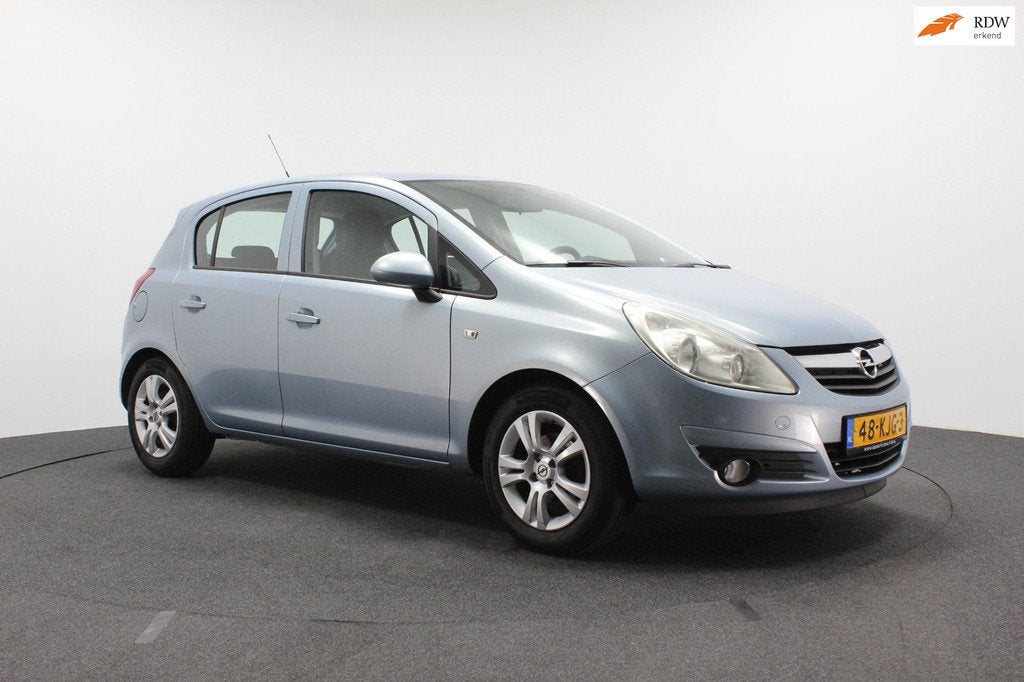 Opel Corsa 1.4-16V Edition | Trekhaak | Sportvelgen | Elektr, Auto's, Voorwielaandrijving, 1063 kg, 4 cilinders, Blauw