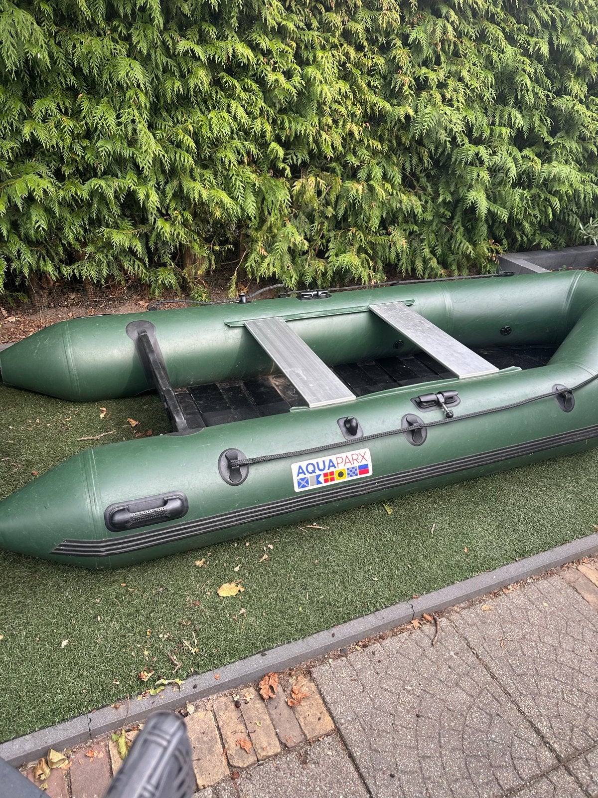 Aquaparx 330PRO MKII rubberboot  met elektrische motor, Ophalen, Zo goed als nieuw, Overige typen