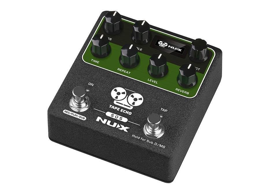 NUX NDD-7 Tape Echo Delay Reverb effectpedaal, Muziek en Instrumenten, Effecten, ., Nieuw, Ophalen of Verzenden, Reverb