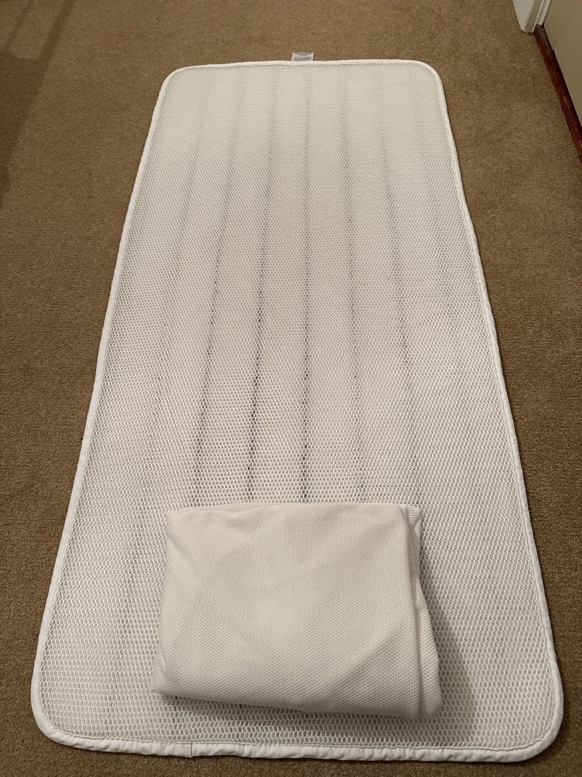Aerosleep 3D ledikant topper en hoeslaken, Matrasbeschermer, Ademend, Ophalen of Verzenden, Zo goed als nieuw