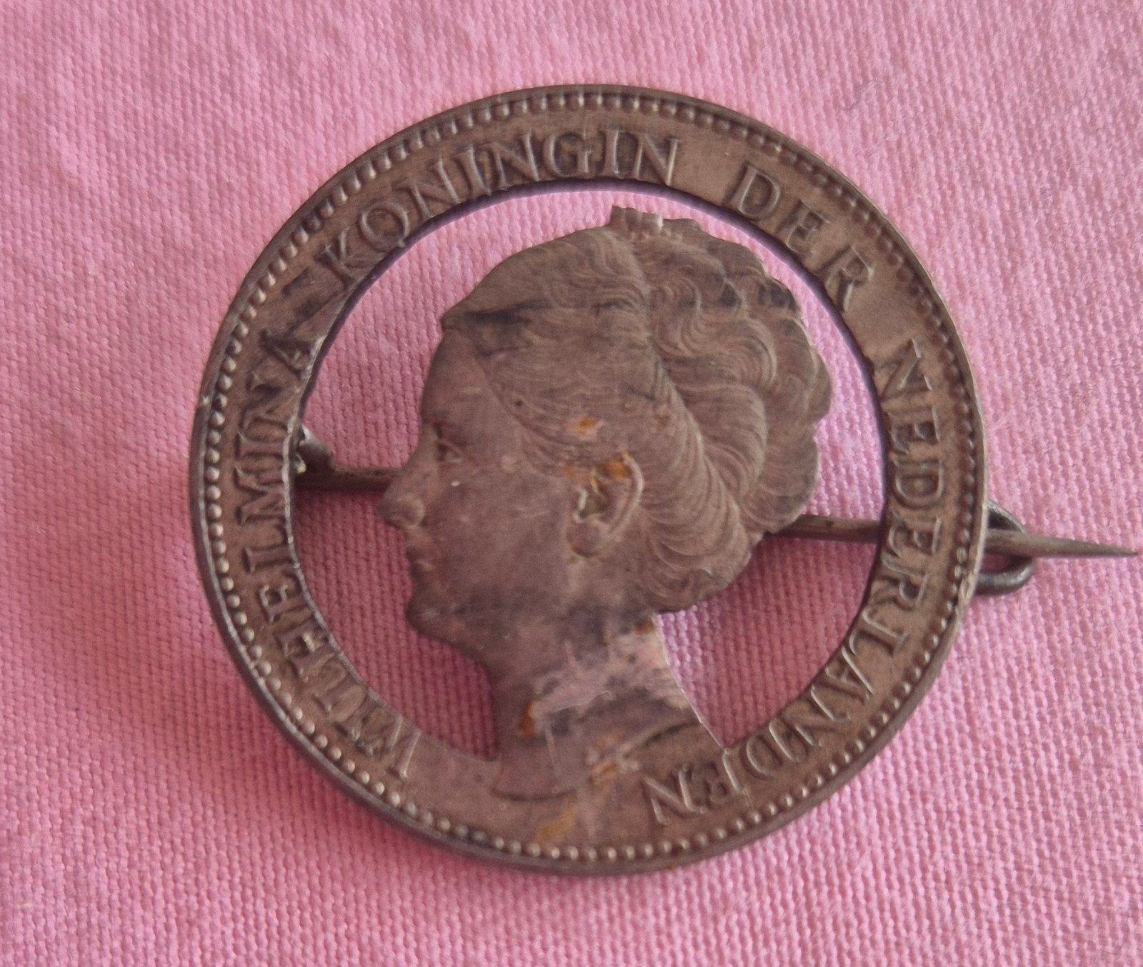 Broche Wilhelmina, Ophalen of Verzenden, Koningin Wilhelmina