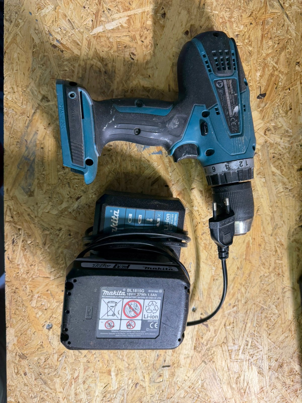 Makita boormachine accu defect., Ophalen, Gebruikt, Boormachine