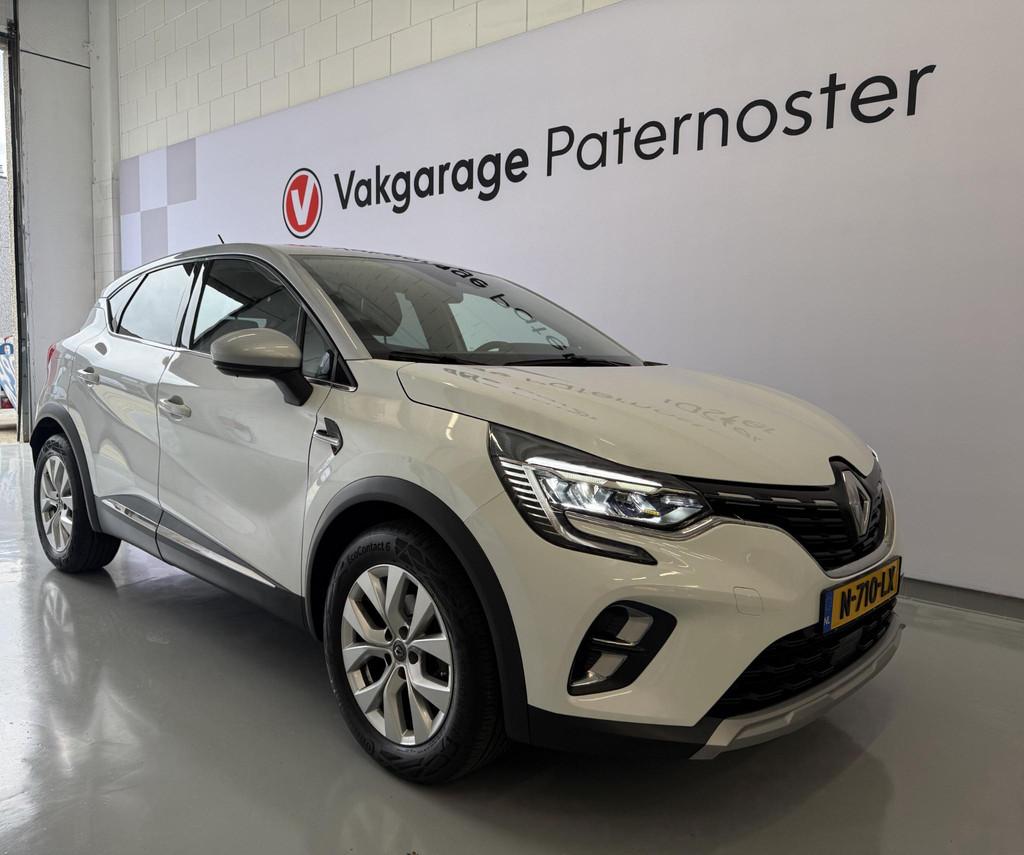 Renault Captur 1.3 TCe 140PK Intens Automaat / Carplay / Nav, Auto's, Renault, 12 maanden, Gebruikt, 4 cilinders, Leder en Stof