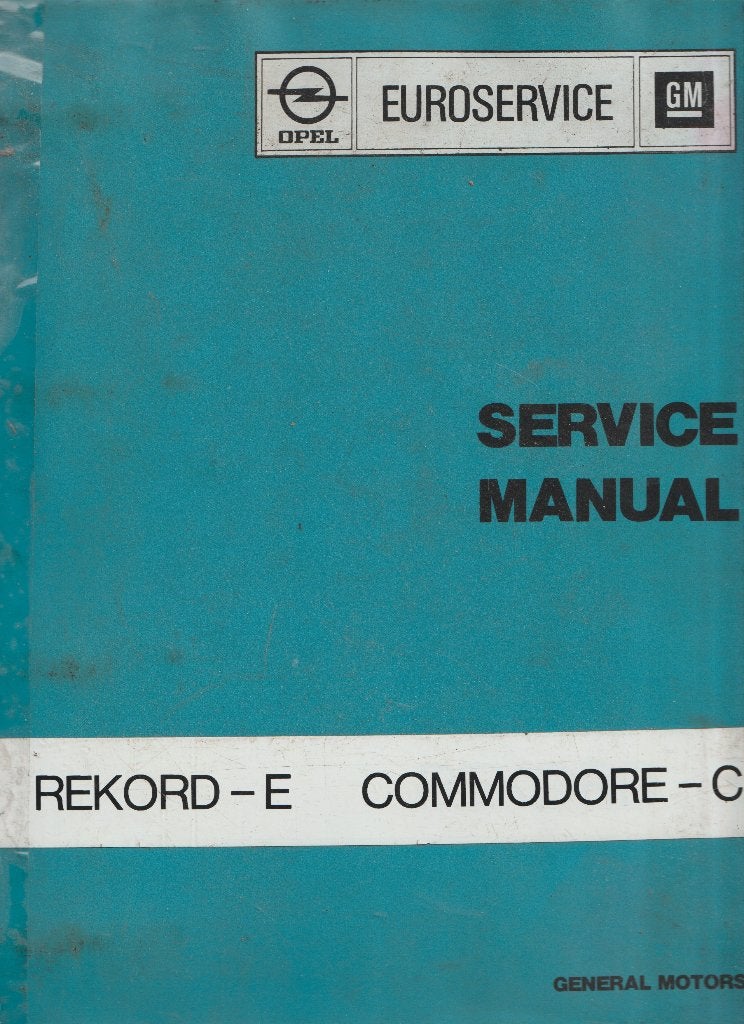 Opel Rekord-E/ Commdore-C-Werkplaatsboek, Auto diversen, Ophalen of Verzenden
