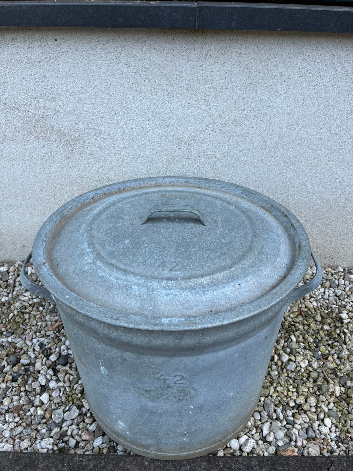 Zinken teil, Ophalen of Verzenden, Gebruikt, Metaal