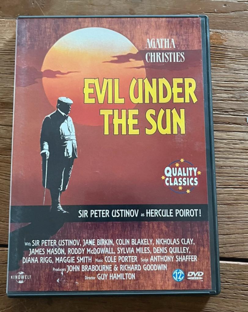 Agatha christies evil under the sun dvd, Vanaf 16 jaar, Ophalen of Verzenden, Zo goed als nieuw