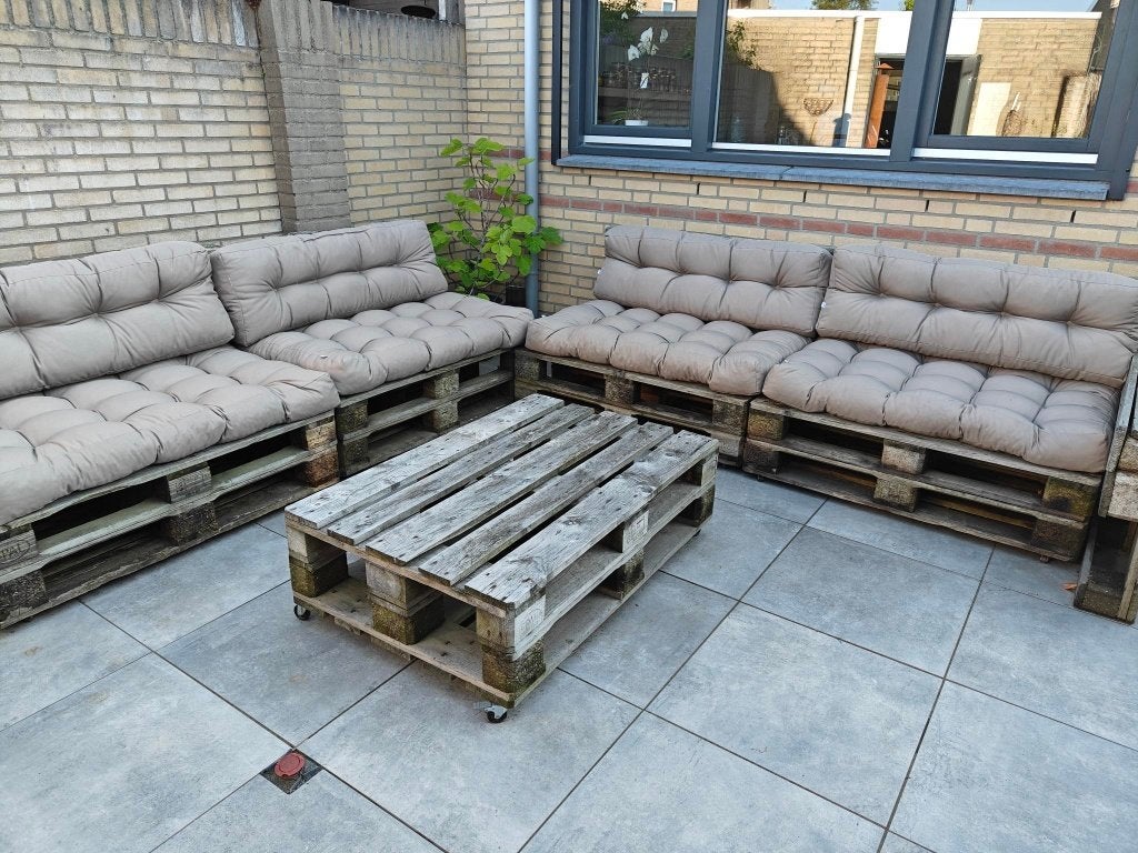Palletbank, Ophalen, Gebruikt, Hout