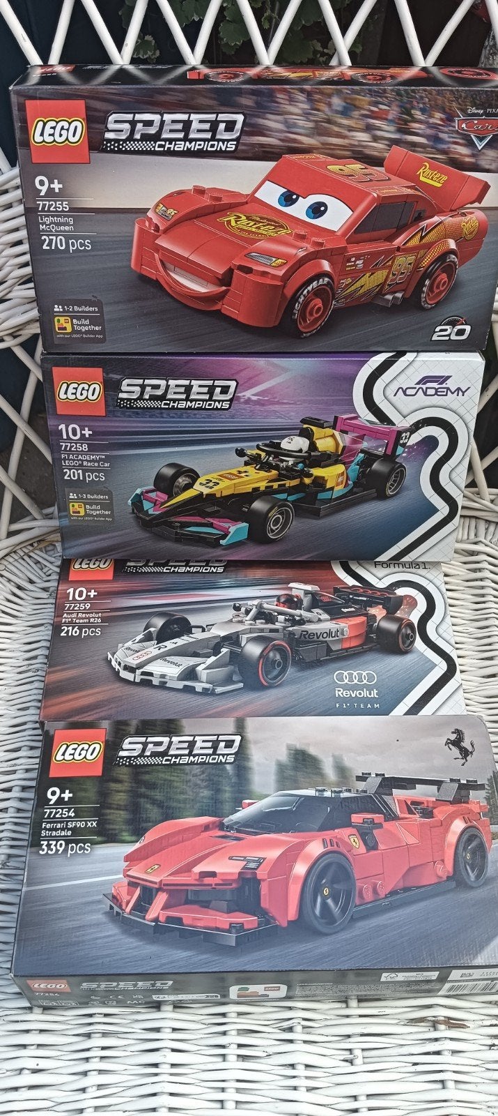 4 nieuwe Lego Speed Champions sets, Ophalen of Verzenden, Nieuw, Lego