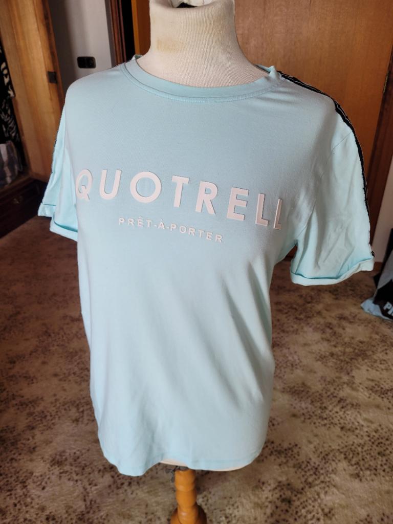 T shirt Quotrell M turquoise, Ophalen of Verzenden, Zo goed als nieuw, Quotrell, Maat 48/50 (M)