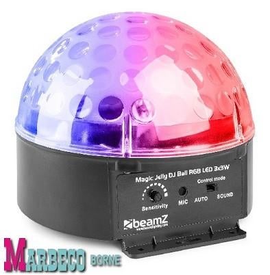 LED Jelly Ball licht effect, Disco bol Marbeco 36 Jaar, Geluidgestuurd, Nieuw, Info@marbeco.nl, BeamZ