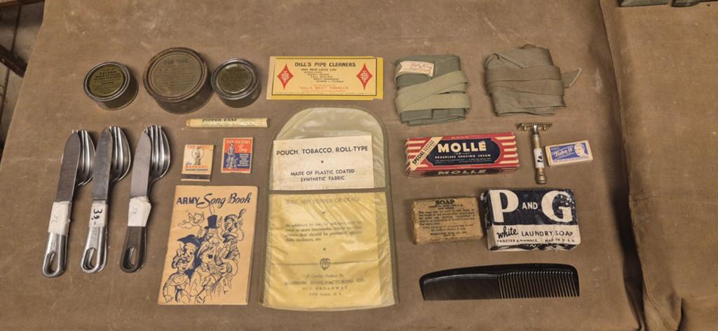 US WW2 PX items Normandy Bastogne, Verzamelen, Ophalen of Verzenden, Landmacht, Amerika, Overige typen