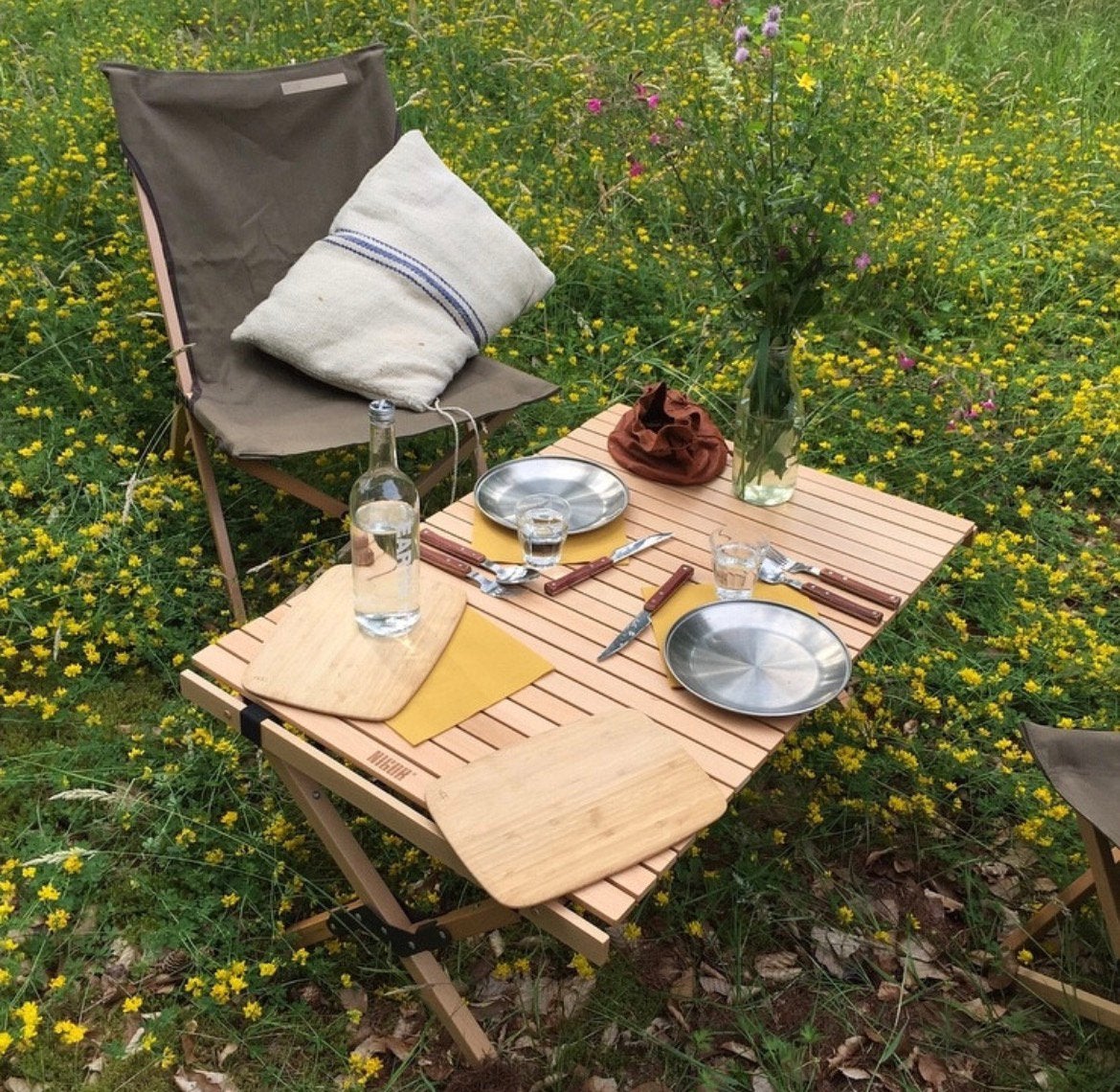 Nigor Sandpiper Houten Campingtafel / Roltafel (Beukenhout), Ophalen of Verzenden, Zo goed als nieuw, Campingtafel