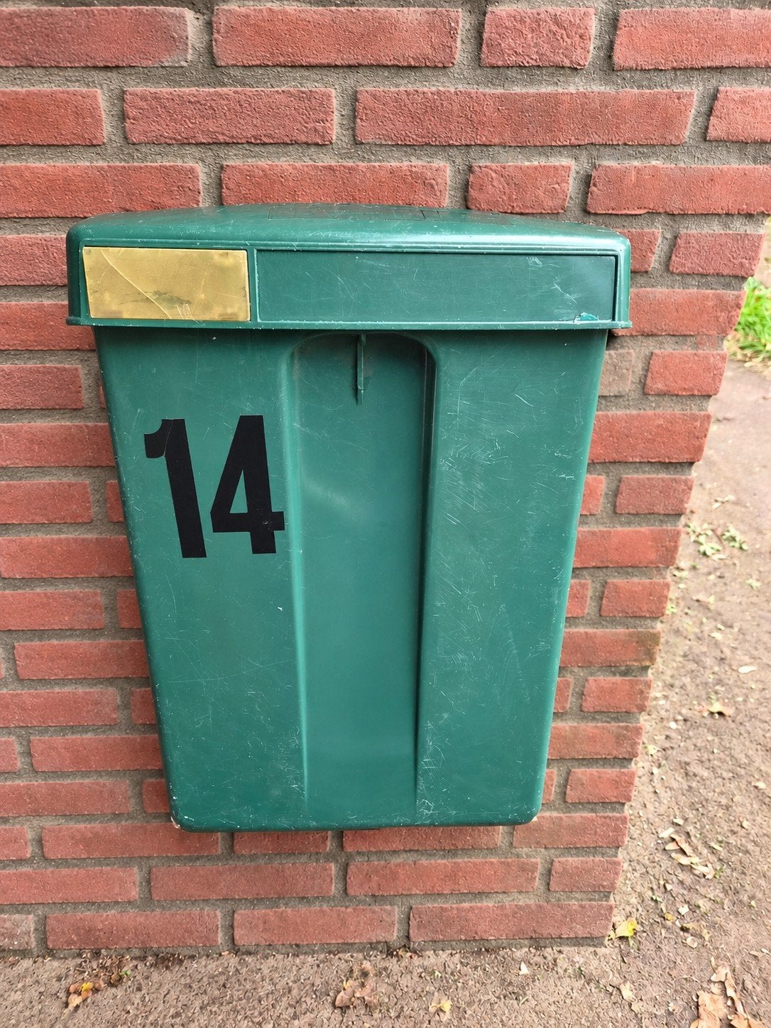 PTT brievenbus, Tuin en Terras, Ophalen of Verzenden, Gebruikt, Kunststof