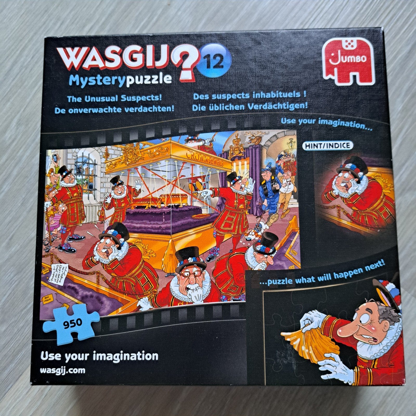 Wasgij Mystery puzzel nr 12, Hobby en Vrije tijd, Denksport en Puzzels, Ophalen, 500 t/m 1500 stukjes, Gebruikt, Legpuzzel