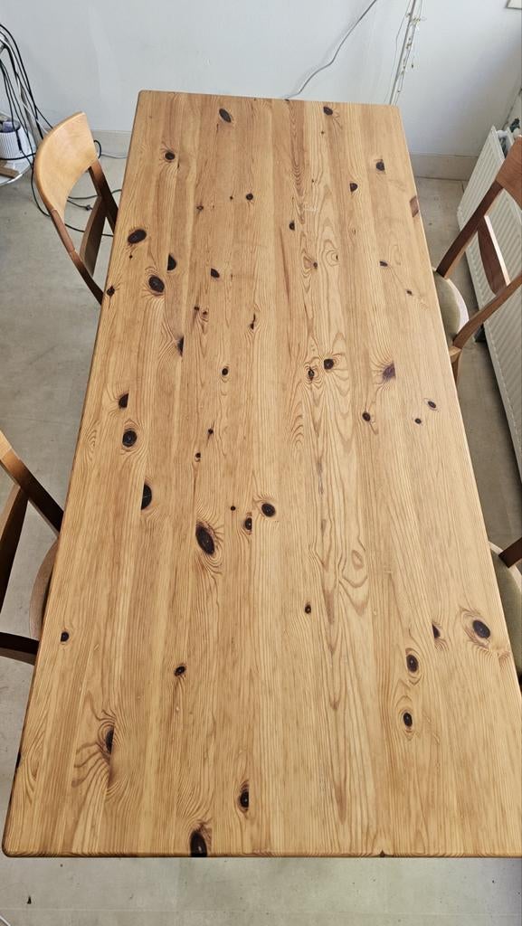 Dining Table + 4 Chairs (Table legs are detachable), Huis en Inrichting, Ophalen, Rechthoekig, 50 tot 100 cm