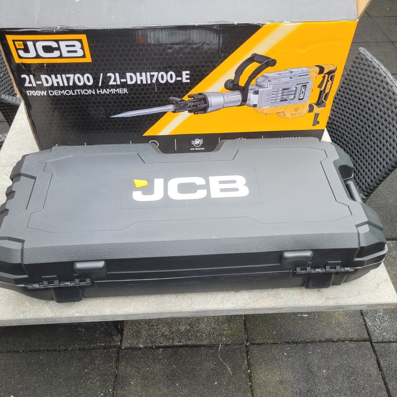 Sloophamer JCB 21-DHI700 1700W nieuw!!, Ophalen of Verzenden, Zo goed als nieuw