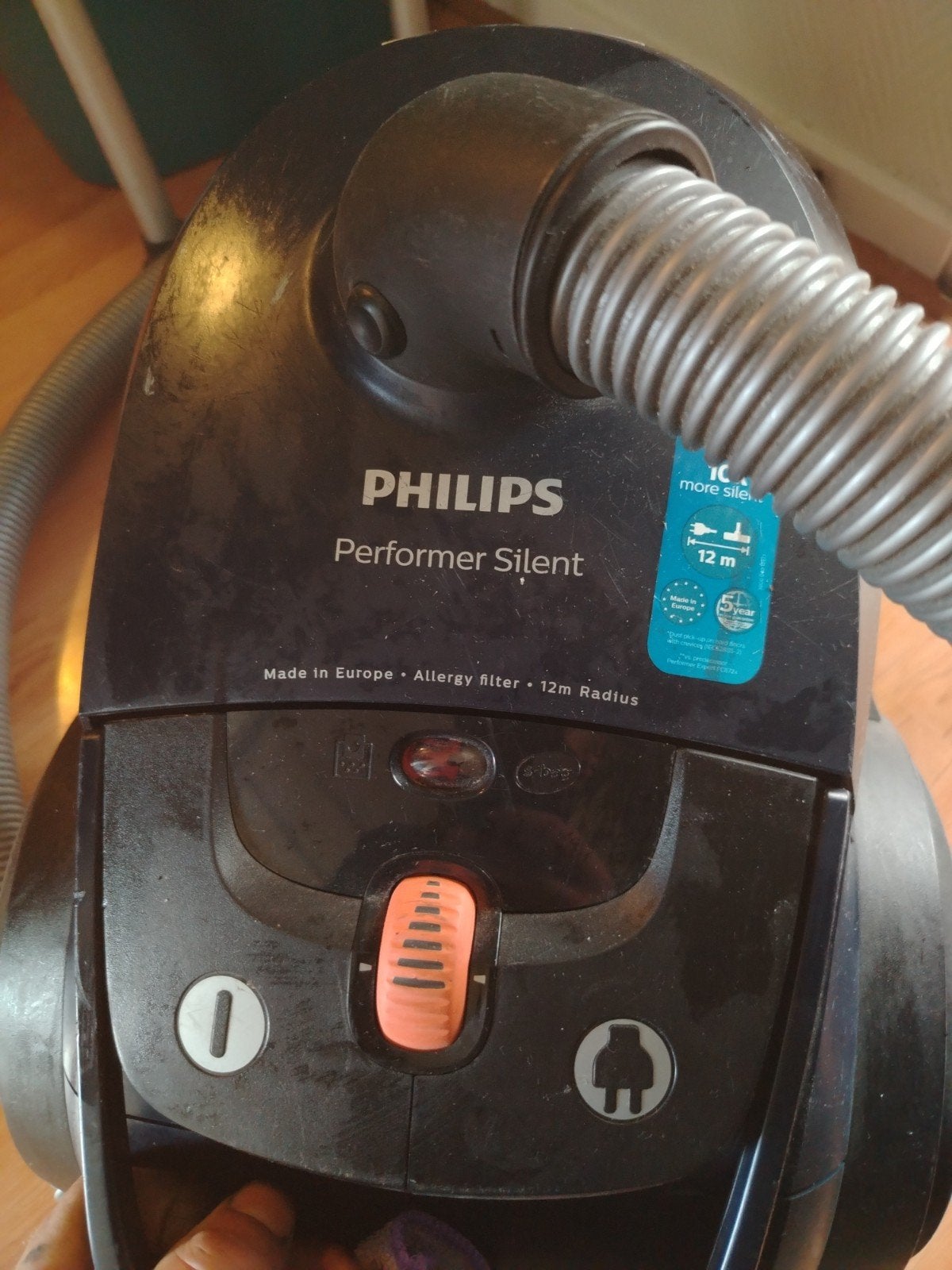 Philips Performer Silent stofzuiger (geen stang), Stofzak, Inclusief accessoires, Gebruikt, Philips